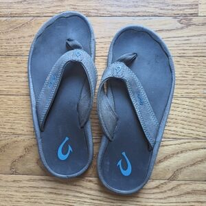 OLUKAI Ohana Boys Beach Sandals, Quick-Dry Flip-Flop, Water Resistant & Lightwe